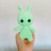 Friendly Plush Alien Pattern