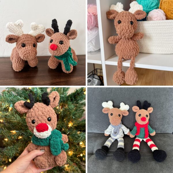 Plush Christmas Amigurumi Crochet Pattern Bundle