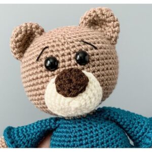 The Friendly Bear in a Sweater Pattern