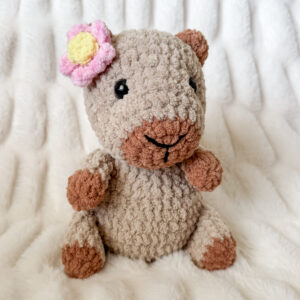 Clara the Capybara Crochet Pattern