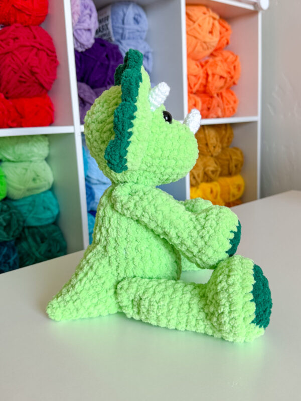Plush Triceratops Stuffy Pattern - Image 3