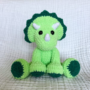 Plush Triceratops Stuffy Pattern