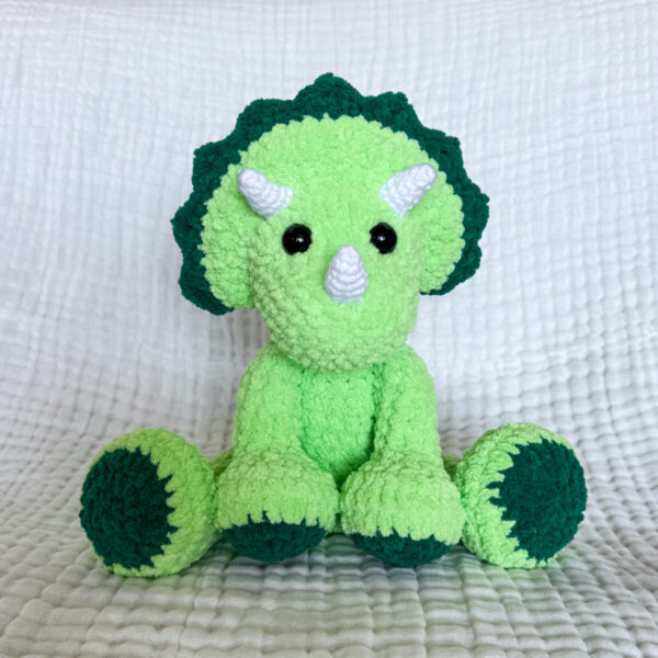 Plush Triceratops Stuffy Pattern