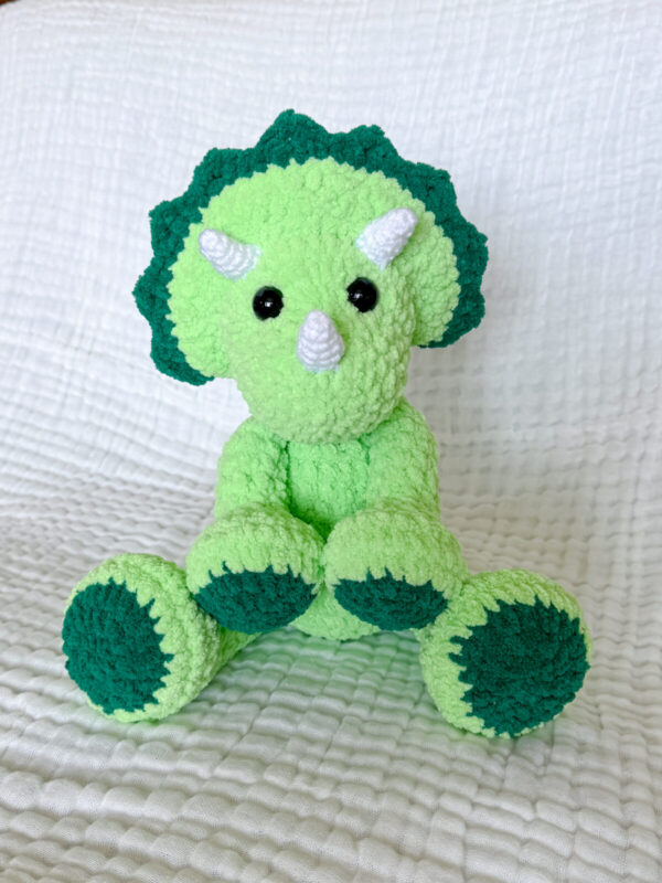 Plush Triceratops Stuffy Pattern - Image 4
