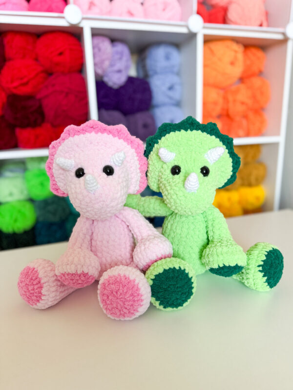 Plush Triceratops Stuffy Pattern - Image 5