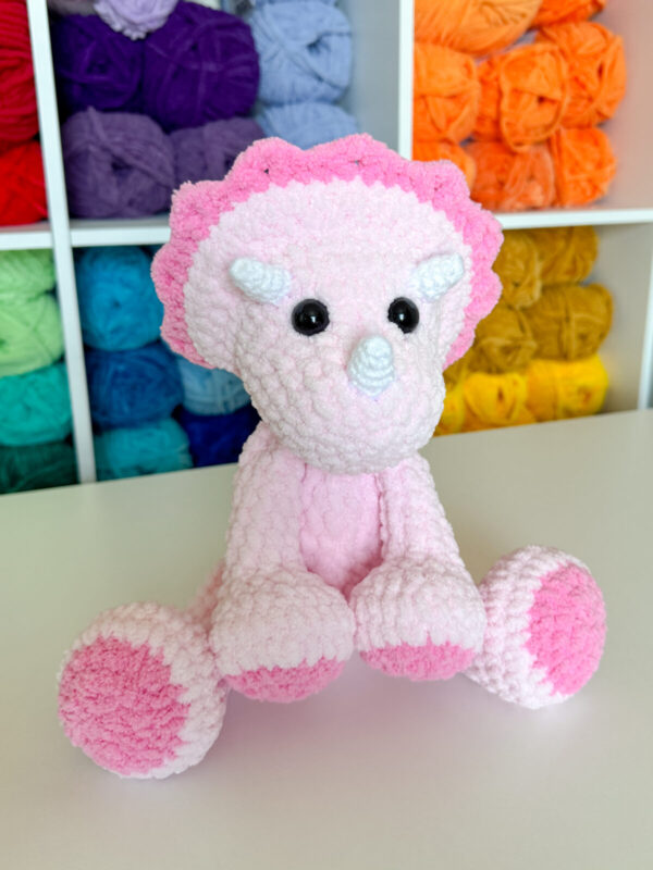 Plush Triceratops Stuffy Pattern - Image 6