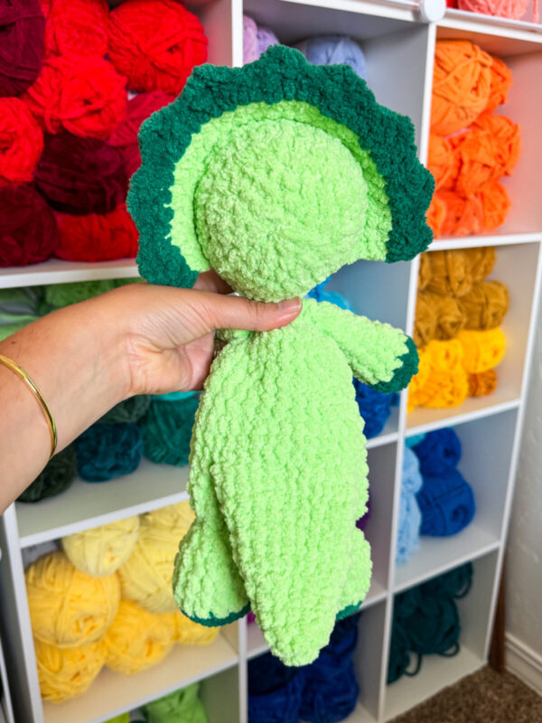Plush Triceratops Snuggler Pattern - Image 3