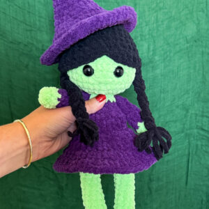 Agatha the Plush Witch Crochet Pattern