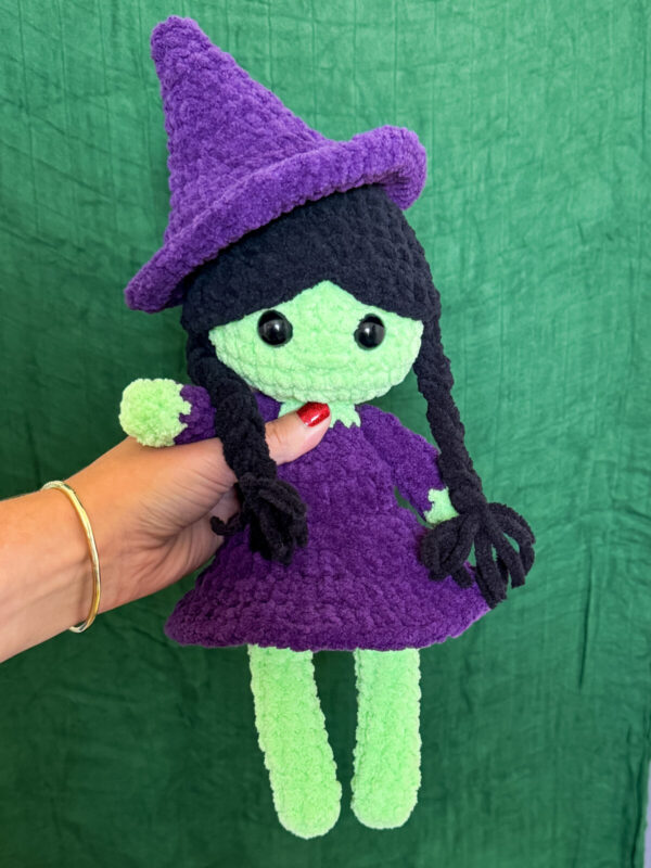 Agatha the Plush Witch Crochet Pattern