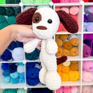 crochet mini puppy snuggler